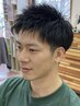 眉カット＋メンズカット(シャンプー込み)+スタイリング