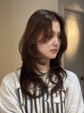 エイン(EYN) ☆レイヤーカット イメチェン ブリーチなしベージュ 表参道