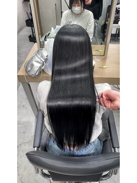 ユアーズヘア 東新宿店(youres hair) 【リンゴ幹細胞×縮毛矯正】傷みにくいストレート