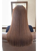  縮毛矯正でも柔らかい質感
