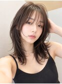 ハッシュカット/レイヤーカット/デザイン/似合わせ/透明感/艶髪