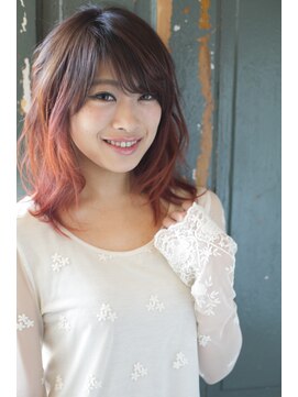 アメリエギャルソン(amelie et garcon) 【amelie】抜け感スタイル　セミディウェーブ