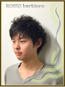 バーバーショップ テト キタヤマ(barber shop tete kitayama) 【ROSSO】メンズ ニュアンス ピンパーマ【barbiere】