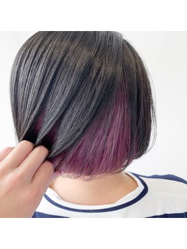 テクライズ 豊橋店(TECHRISE) インナーカラー×バイオレット