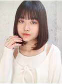 【DaVin中目黒】ストレート内巻きボブ　ココアブラウン