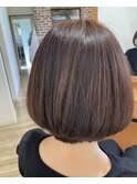 おさまり重視の簡単ボブ