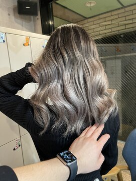 ラフ(LAFF) #黒髪#ボブルフ#ネビージュ#小顔#ワンレン