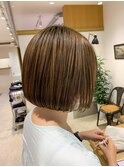 透明感ベージュカラー