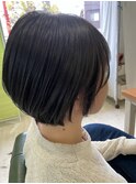まとまり重視ショートボブ