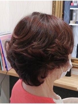 ヘアーカルチャー おゆみ野店(HAIR CULTURE) スタイリングショート大人可愛いショートボブ外ハネスタイル