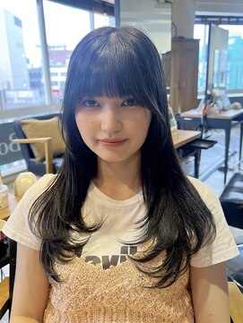 ラボヌールヘアーレーヴ 池袋店(La Bonheur hair reve) 韓国風レイヤー×透明感抜群グレージュカラー／星野