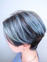 リコラックスビー(LICO LUXBE)&nbsp;ライトアッシュブルー＿クビレショート