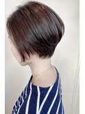 大人くびれショート/ひし形/白髪ぼかし/髪質改善30代40代50代