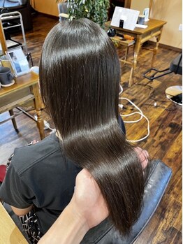 ジーワンヘアー(G1 HAIR)の写真/【カット+カラー+うる艶トリートメント¥11550~】オーダーメイドTRで、毛先まで艶感たっぷりの美髪へ★