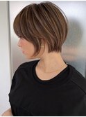 ハイライトバレイヤージュダブルカラーケアブリーチ30代40代