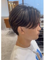 ブリーチ 金沢店(BLEACHi)&nbsp;ニュアンスパーマ毛流れメンズパーマハイライトメンズヘア眉毛