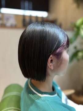 エンヘアー(eN HAIR) イヤリングカラー、【髪質改善】メテオトリートメント