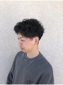 メンズパーマ/ツイスパ/ツイストスパイラルパーマ/アップバング
