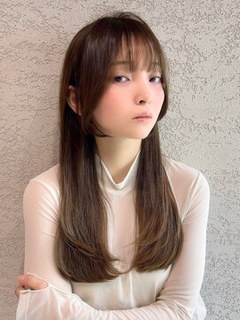 ロンド アンブル 四条烏丸(Lond ambre) 【五島巨幹】髪質改善/レイヤーカット/オリーブベージュ