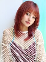 アイビー 吉祥寺(aivee)&nbsp;ウルフレイヤーミディ×ダブルカラーチェリーレッドオレンジ