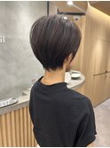 浦和ショートヘアショートカット白髪ぼかし白髪染めボブ40代50代
