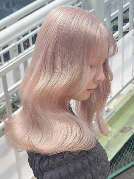 ベレーザ 渋谷(BELEZA) 9238渋谷ブロンドホワトアッシュハイトーンカラーレイヤーボブ