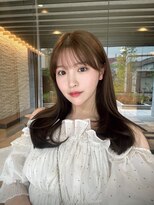 フィル 横浜(fil)&nbsp;アンダーレイヤー_前髪アンブレラカラーこなれミディイメチェン