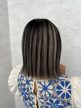 サロンドパリス ジュエル(Salon de Paris Jewel)の写真/【アディクシー/edol/イルミナカラー取扱】透明感&艶感◎2025年最旬デザインカラーに!仕上がりに大満足☆