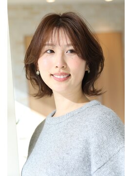 ディーヘア(d'hair) ナチュラル外ハネボブ