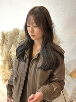 リト(riTo)&nbsp;20代30代オリーブグレージュくびれヘア韓国レイヤーロング