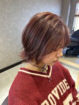 エフ 西大寺(ef)&nbsp;くびれボブウルフ/ピンクベージュ