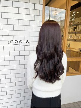 ノエル(noele) 【ブリーチ無し】ピンクブラウン×ロング