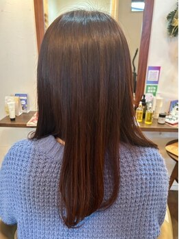 エスト(e.s.t)の写真/「髪質改善レベル♪】厳選トリートメント取扱い◎繰り返すほど綺麗で強くしなやかで、指通りなめらかに♪