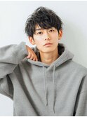 MEN'S HAIR/ブルーブラック/フェザーパーマ/千葉駅