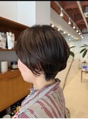 ショートボブ＋ツーブロック