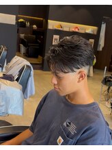 フェードアンドライン 富士店(FADE&LINE) 毛流れパーマ×センターパート