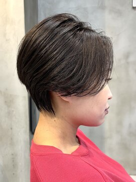 エリマ 調布(elima) 調布イルミナカラーハンサムショートウルフアッシュグレージュ