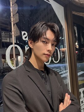 ブチメンズヘア(Buchi MEN'S HAIR) コンマバングナチュラルセンターパート