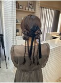 結婚式/お呼ばれヘア/ヘアセット/ヘアアレンジ
