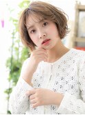 ★大人ガーリーハイライト抜け感小顔ウルフカット20代30代★2