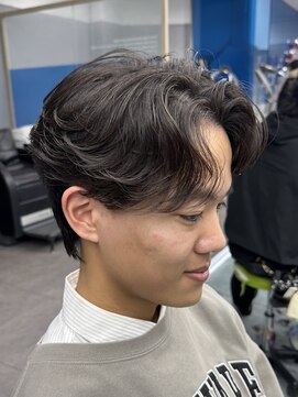 ゼストプール(ZEST POOL) センターパート　ニュアンスパーマ