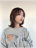 外ハネ×フェイスレイヤー