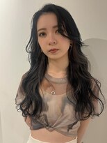 サンデイズド(SUNDAZED)&nbsp;透明感ダークネイビー×髪質改善カラーロング