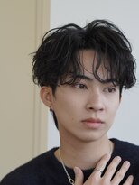 ビカム 名駅(become) 【シャドウパーマ】緩めシャドウパーマ¥2wayセンターパート