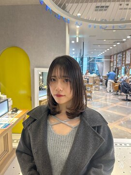 ザザ シンジュク(ZA/ZA shinjuku) 顔周りレイヤー/ミディアムレイヤー/レイヤーカット