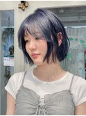☆レイヤーボブネイビーブルー