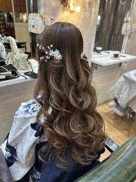 ラナ(LaNA) ハーフアップ