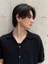 ピコット(P cott)&nbsp;韓国風ナチュラルメンズメイクメンズヘアセットセンターパート
