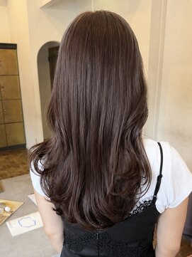 ヘアーアイスカルテット(HAIR ICI QUARTET) 小顔ショコラブラウン/レイヤーカット/ブリーチなしカラー