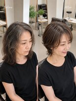 サンタフェ 一宮森本店(Santa'Fe)&nbsp;白髪ぼかし/脱白髪染め/ミディアムレイヤー/レイヤーカット/8